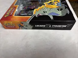 Pokemon TCG Lucario V & Tyranitar V Collector's Box - 14 Packs SEALED - Image 5