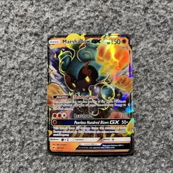 Pokemon Marshadow GX Ultra Rare SM Burning Shadows 80/147 NM - Image 1
