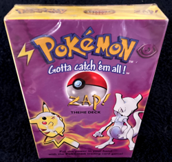 1999 Pokemon Zap Theme Deck, Base Set, Mint Condition, Factory Cello Sealed - Image 2