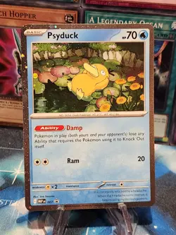 Pokemon - Psyduck 007 Black Star Promo Mega Evolution 3 Pack Blister Holo! 🔥 - Image 1