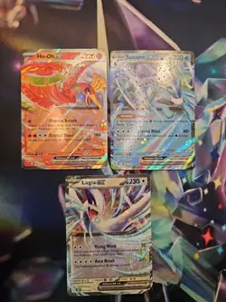 Lugia Ho-Oh Suicune EX 010 007 017 CLB CLC CLV Pokemon TCG Classic NM Promo Set - Image 1