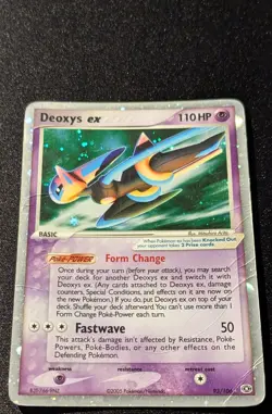 Pokemon EX EMERALD - #93/106 Deoxys ex - Ultra Rare Holo - ENG - Damaged - Image 4