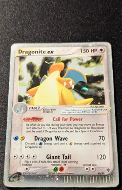 Pokemon EX DRAGON - #90/97 Dragonite ex - Ultra Rare Holo - ENG - Damaged - Image 4