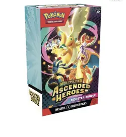 Pokemon TCG: Mega Evolution Ascended Heroes Booster Bundle. Lot Of 4. PRESALE - Image 1