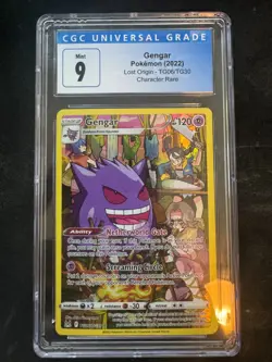 Pokemon 2022 Gengar Lost Origin TG06/TG30 Trainer Gallery Holo CGC 9 - Image 1