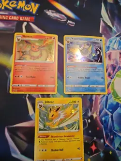 Eeveelutions 026/185, 030/185, 047/185 Pokemon: Vivid Voltage Cosmos Holo Promos - Image 1