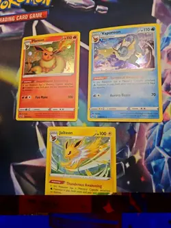 Eeveelutions 026/185, 030/185, 047/185 Pokemon: Vivid Voltage Cosmos Holo Promos - Image 3