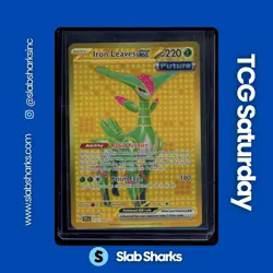 2024 POKEMON TEMPORAL FORCES #213/162 IRON LEAVES EX HYPER RARE - Image 1