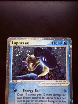 LAPRAS EX 99/109 EX RUBY & SAPPHIRE HP POKEMON - Image 3