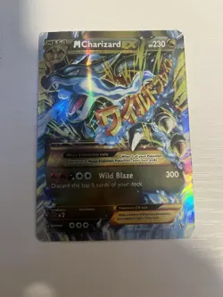 Pokemon M Charizard EX Mega Ultra Rare Full Art Holo Flashfire 108/106 - Image 1