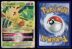 Leafeon VSTAR SWSH195 Promo SWSH Black Star Pokemon - Image 3