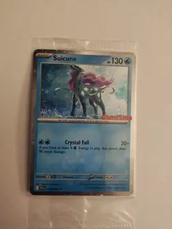 Pokemon TCG Suicune Gamestop Stamp Exclusive Cosmos Holo Promo SEALED - Image 3