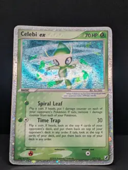 Celebi ex 117/115 Unseen Forces Holo Ultra Rare Pokemon TCG Nintendo MP - Image 3