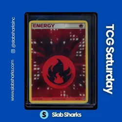 2007 POKEMON EX POWER KEEPERS #104/108 FIRE ENERGY HOLO - Image 1