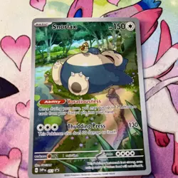 Snorlax SVP 051 Pokemon TCG Scarlet & Violet 151 ETB Black Star Promo NM - Image 1