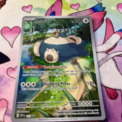 Snorlax SVP 051 Pokemon TCG Scarlet & Violet 151 ETB Black Star Promo NM - Image 2