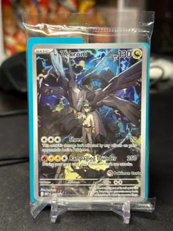 N's Zekrom 031 Ascended Heroes ETB Promo Pokemon Center Stamp - SEALED IN HAND - Image 1