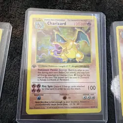 Fan made art work Charizard 4/102 First edition Holo Rare 1999 Pokemon Base Set - Image 1
