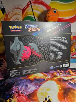 Pokemon TCG Crown Zenith Regidrago V Collection Box with Regieleki - Image 4