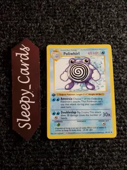 Poliwhirl Pokemon 1st Edition Shadowless 38/102 WOTC 1999 NM - Image 1