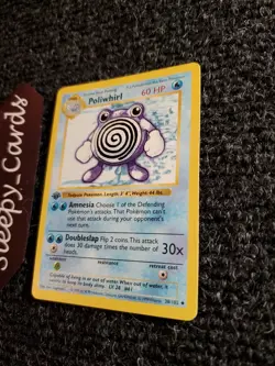 Poliwhirl Pokemon 1st Edition Shadowless 38/102 WOTC 1999 NM - Image 2