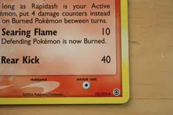 2004 POKEMON EX FIRE RED & LEAF GREEN #13 RAPIDASH-HOLO - Image 4