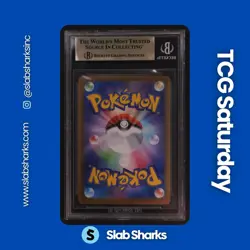 2024 POKEMON TERASTAL FEST JP #205/187 VAPOREON EX SPECIAL ART RARE BGS 9.5 - Image 2