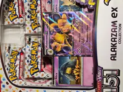 Pokemon Scarlet & Violet 151 Alakazam ex Collection Box Promo Booster - Image 5
