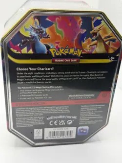 Pokemon TCG Mega Charizard Y EX Tin Box Promo Sealed - Image 2