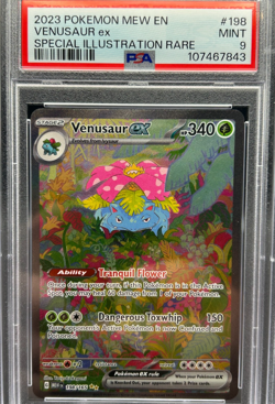 Pokemon 151 PSA 9 Bundle Venusaur EX SIR, Wartortle + Machoke Illustration Rare - Image 2