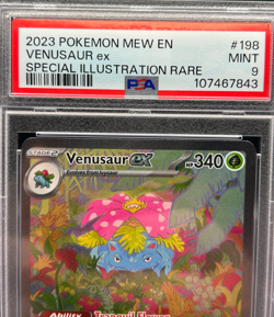 Pokemon 151 PSA 9 Bundle Venusaur EX SIR, Wartortle + Machoke Illustration Rare - Image 3