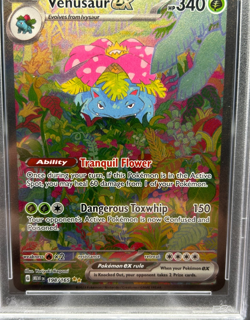 Pokemon 151 PSA 9 Bundle Venusaur EX SIR, Wartortle + Machoke Illustration Rare - Image 4