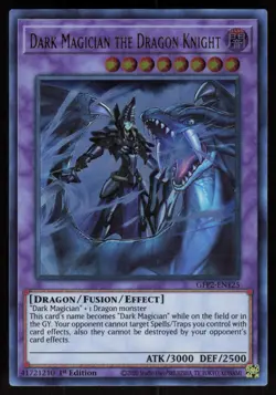 Dark Magician the Dragon Knight GFP2-EN125 Ultra Rare 1st Edition Yu-Gi-Oh - Image 1