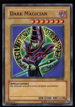 Dark Magician LOB-005 Ultra Rare The Legend of Blue Eyes White Dragon Yu-Gi-Oh - Image 1