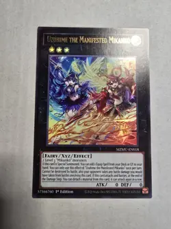 Yugioh! 1x Uzuhime the Manifested Mikanko MZMU-EN018 Ultra Rare 1st Ed NM - Image 1