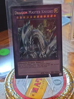 Dragon Master Knight LCKC-EN065 Secret Rare Yugioh Legendary Collection Kaiba NM - Image 1