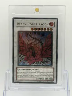 Yugioh Black Rose Dragon Unlimited Edition Ultimate Rare CSOC-EN039 LP - Image 1