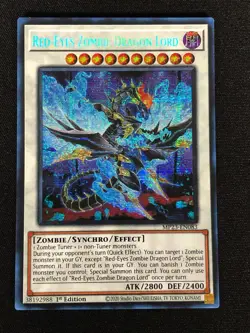 Yugioh Red-Eyes Zombie Dragon Lord MP23-EN083 1st Secret (NM) - Image 1