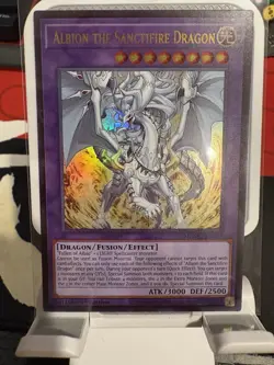 Yugioh! Albion the Sanctifire Dragon Maze of the Muertos MZMU-EN101 - Image 1