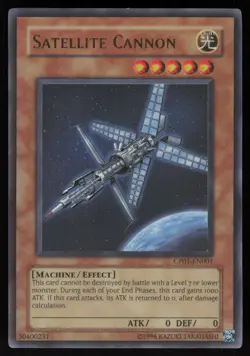 Satellite Cannon CP01-EN001 Ultra Rare Champion Pack 1 Yu-Gi-Oh - Image 1