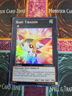 Yu-Gi-Oh! Baby Tiragon NUMH-EN051 Super Rare 1st Edition Near Mint b2/ - Image 1