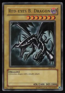 Red-Eyes B. Dragon LOB-070 Ultra Rare Unlimited Yu-Gi-Oh - Image 1