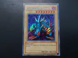 Yugioh - Tri-Horned Dragon LOB-000 Secret Rare - Image 1