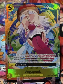 VEGAPUNK - One Piece TCG EB02-056 - AA SR Alt Art Super Rare - 25th Collection - Image 1