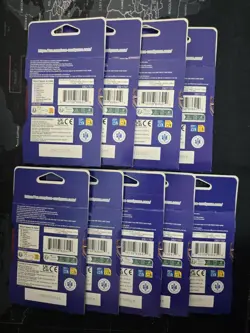 (Lot of 9) One Piece OP-14 Sleeved Booster Packs - The Azure Sea's Seven SEALED - Image 2