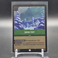 *FOIL* Disney Lorcana Winterspell: Snow Fort 98/204 Cold Foil - Image 1