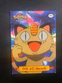 Meowth Topps Series #52 Non-Holo Moderate Play Pokemon - Image 1
