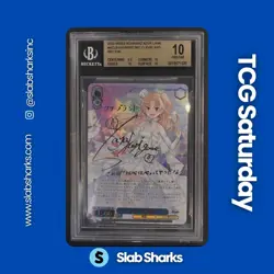 2022 WEISS SCHWARZ AZUR LANE #AZLS102100SECSEC CLEVELAND SEC FOIL BGS 10 - Image 1