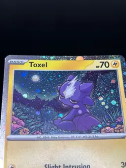 Toxel 119 - Pokemon Scarlet & Violet Black Star Promo Card - NM - Image 2