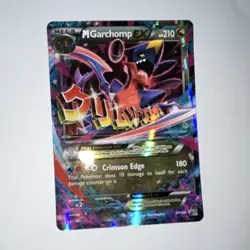 Pokemon M Garchomp EX Mega Holo Card XY Set XY168 Dragon Type 210 HP - Image 1